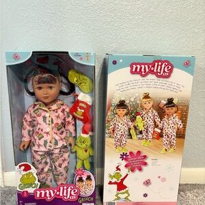 My Life As Grinch Doll with Pink Pajamas